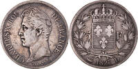 France 5 Francs Coin, Charles X, Lyon, Silver, KM:728.4 -
