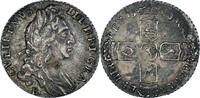 Great Britain 6 Pence Coin, William III, Bristol, Silver -