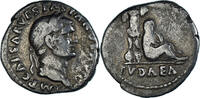 Denarius Coin, Vespasian, Rome, Silver, RIC:II-1 2 -