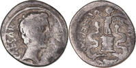 Quinarius Coin, Augustus, Rome, Silver, Cohen:14 -