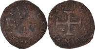 Italy Cavallo Coin, Charles VIII, Sulmona, Copper -