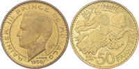 Monaco 50 Francs Coin, Rainier III, Paris, ESSAI -