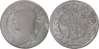 France 5 Centimes Coin, Dupré, Metz, Copper, Gadoury:126a -