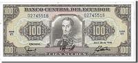 Ecuador 100 Sucres Banknote -