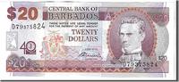 Barbados 20 Dollars Banknote, KM:72 -