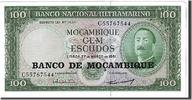 Mozambique 100 Escudos Banknote, KM:109a -
