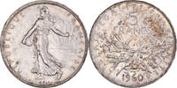 France 5 Francs Coin, Semeuse, Silver, KM:926, Gadoury:770 -