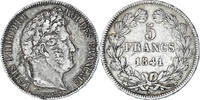 France 5 Francs Coin, Louis-Philippe, Rouen, Silver -