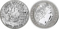 Australia Dollar Elizabeth II, 1 Oz, Silver -