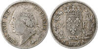 France 1/2 Franc Louis XVIII, Louis XVIII, Paris, Silver -