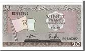 Rwanda 20 Francs Banknote, KM:6e -