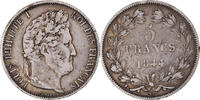 France 5 Francs Coin, Louis-Philippe, Lille, Silver -