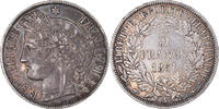 France 5 Francs Coin, Cérès, Paris, Silver, KM:761.1 -