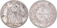 France 5 Francs Coin, Hercule, Paris, Silver, KM:820.1 -