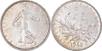 France 5 Francs Coin, Semeuse, Silver, KM:926, Gadoury:770 -
