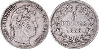 France 5 Francs Coin, Louis-Philippe, Lyon, Silver, KM:749.4 -