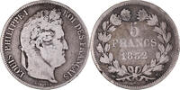 France 5 Francs Coin, Louis-Philippe, Nantes, Silver -