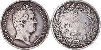 France 5 Francs Coin, Louis-Philippe, Lille, Silver -