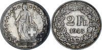 Switzerland 2 Francs Coin, Bern, Silver, KM:21 -