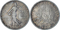 France Franc Coin, Semeuse, Paris, Silver, KM:844.1 -