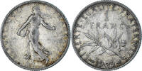 France Franc Coin, Semeuse, Paris, Silver, KM:844.1 -