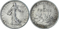 France Franc Semeuse, Paris, Silver, KM:844.1 -