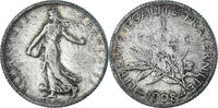 France Franc Coin, Semeuse, Paris, Silver, KM:844.1 -