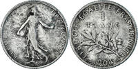 France Franc Coin, Semeuse, Paris, Silver, KM:844.1 -