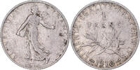 France Franc Coin, Semeuse, Paris, Silver, KM:844.1 -