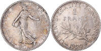 France Franc Coin, Semeuse, Paris, Silver, KM:844.1 -