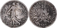 France Franc Semeuse, Paris, Silver, KM:844.1, Gadoury:467 -