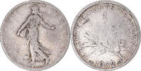 France Franc Coin, Semeuse, Paris, Silver, KM:844.1, Le -