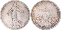France Franc FRANCE, Semeuse, Paris, KM #844.1, Silver, 23, Gadoury.. -