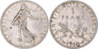 France Franc Coin, Semeuse, Paris, Silver, KM:844.1 -