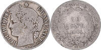 France 50 Centimes Cérès, Paris, Silver, KM:834.1 -