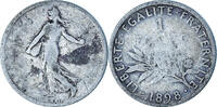 France 1 Franc Coin, Paris, Silver, Gadoury:467 -
