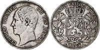 Belgium 5 Francs, 5 Frank Leopold I, Silver, KM:17 -