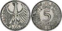 GERMANY - FEDERAL REPUBLIC 5 Mark Hamburg, Silver, KM:112.1 -