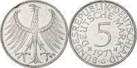 GERMANY - FEDERAL REPUBLIC 5 Mark Karlsruhe, Silver, KM:112.1 -