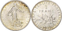 France Franc Coin, Semeuse, Paris, Silver, KM:844.1 -