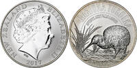 New Zealand 1 Dollar, 1 Oz Rakiura Tokoeka, 1 Oz, Silver -