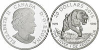 Canada 20 Dollars Le Chat des cavernes, Ottawa, 1 Oz, Proof, Silver -
