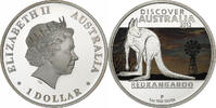 Australia 1 Dollar, 1 Oz 4 th Portrait Discover Australia Red, Perth, 1 -