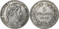 France 5 Francs Coin, Louis-Philippe, Lille, Silver -