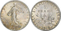 France Franc FRANCE, Semeuse, Paris, KM #844.1, Silver, 23, Gadoury.. -