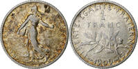 France Franc Semeuse, Paris, Silver, KM:844.1, Gadoury:467 -
