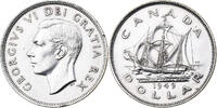 Canada Dollar George VI, Royal Canadian Mint, Silver, KM:47 -