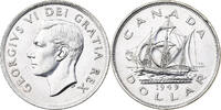 Canada Dollar George VI, Royal Canadian Mint, Silver, KM:47 -