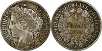 France Franc FRANCE, Cérès, Paris, KM #822.1, Silver, 23, Gadoury #.. -