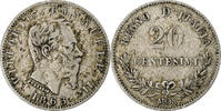 Italy 20 Centesimi 1863 M Vittorio Emanuele II, Milan, Silver SS 117.14 元  ＋  41.42 元 运费